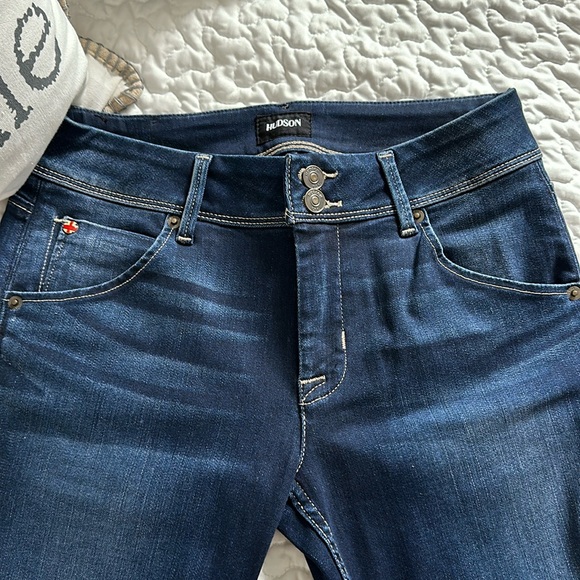 Hudson dark blue skinny jeans - Picture 1 of 6